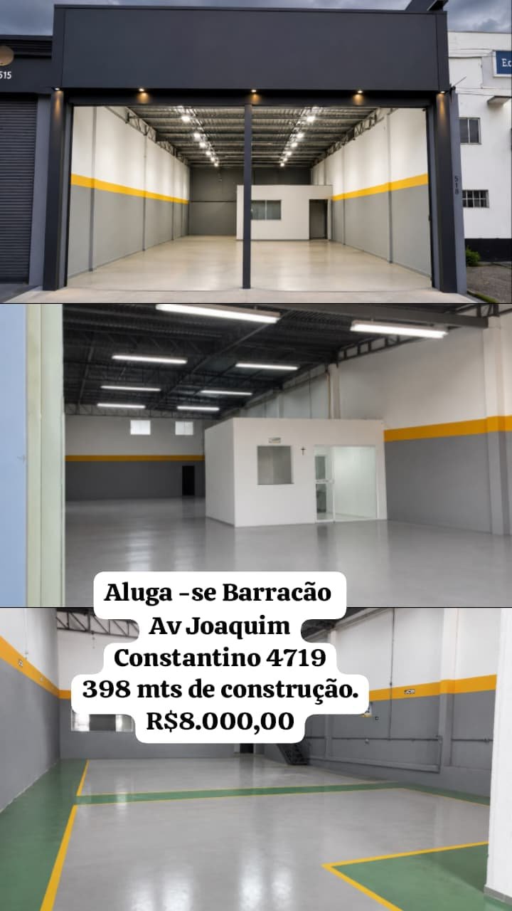Barracão Comercial para Locação – Avenida Joaquim Constantino